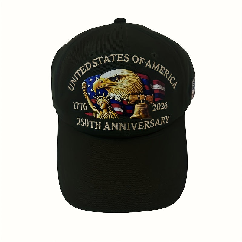 United States 250th Anniversary Eagle Patriotic Baseball Cap