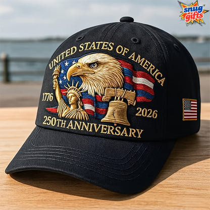 United States 250th Anniversary Eagle Patriotic Baseball Cap
