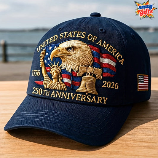 United States 250th Anniversary Eagle Patriotic Baseball Cap