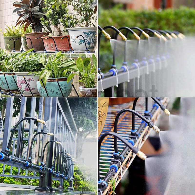 Drip Irrigation Kit with 360° Flexible Hose