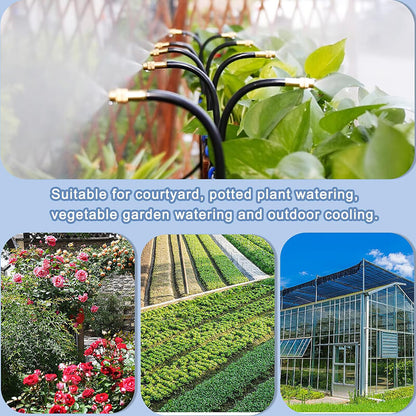 Drip Irrigation Kit with 360° Flexible Hose